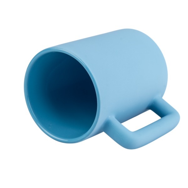 Coloured Matte Sublimation Mug - Rectangular Handle